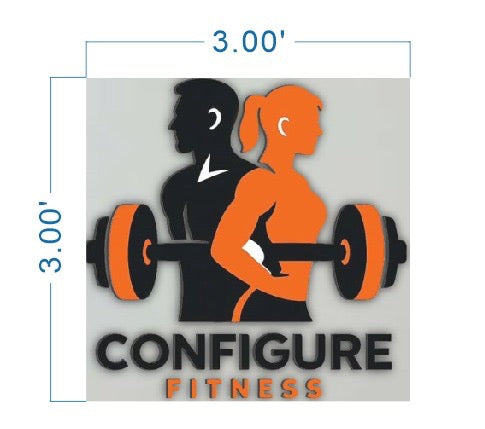 Custom Acrylic Back Sign with UV Printing - Acrylic Cut Out Sign for Ron Latina