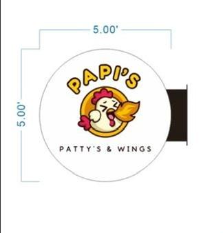 Custom Double Sided Light Box Sign for Roy Tapia