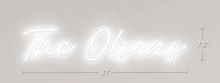 Custom Neon Sign for Shannon Maikranz