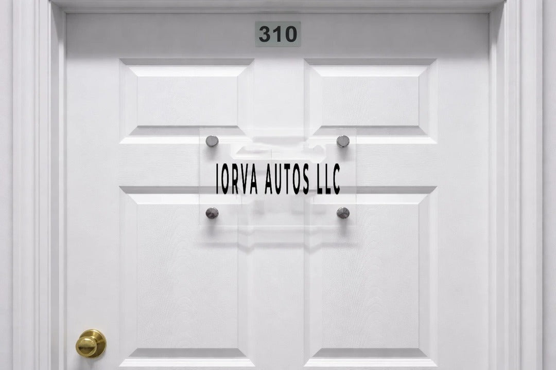 Custom Acrylic Door Sign for Afolabi Ibinayo