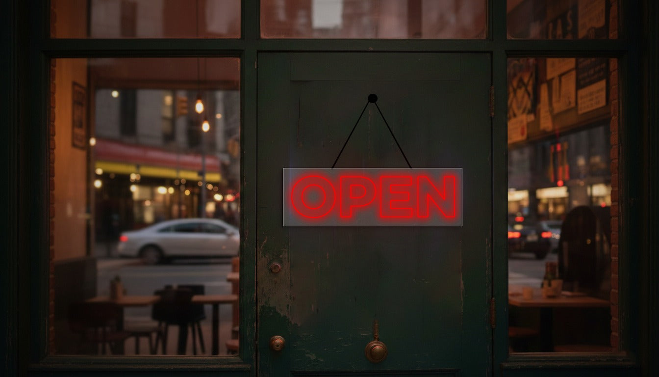 Custom Dual Sided Light Box Sign l Neon Sign for Ric