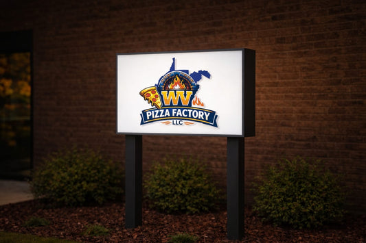 Custom Dual Sided Light Box Sign l Neon Sign for Ric Upfront Payment