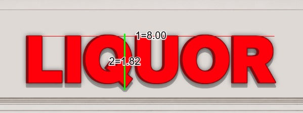 Custom 3D Metal Frontlit Sign for Sam Ladhani - 50% Upfront Payment