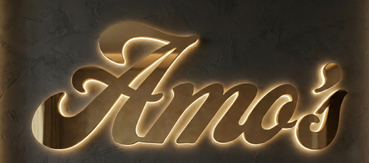 Custom 3D Metal Backlit Sign for Ahmed Mahmoud Lutfi Remaining Payment