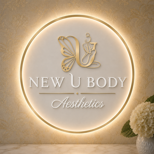 Custom Acrylic Backlit Sign with Raised Letters for New U Body 50% Remaining