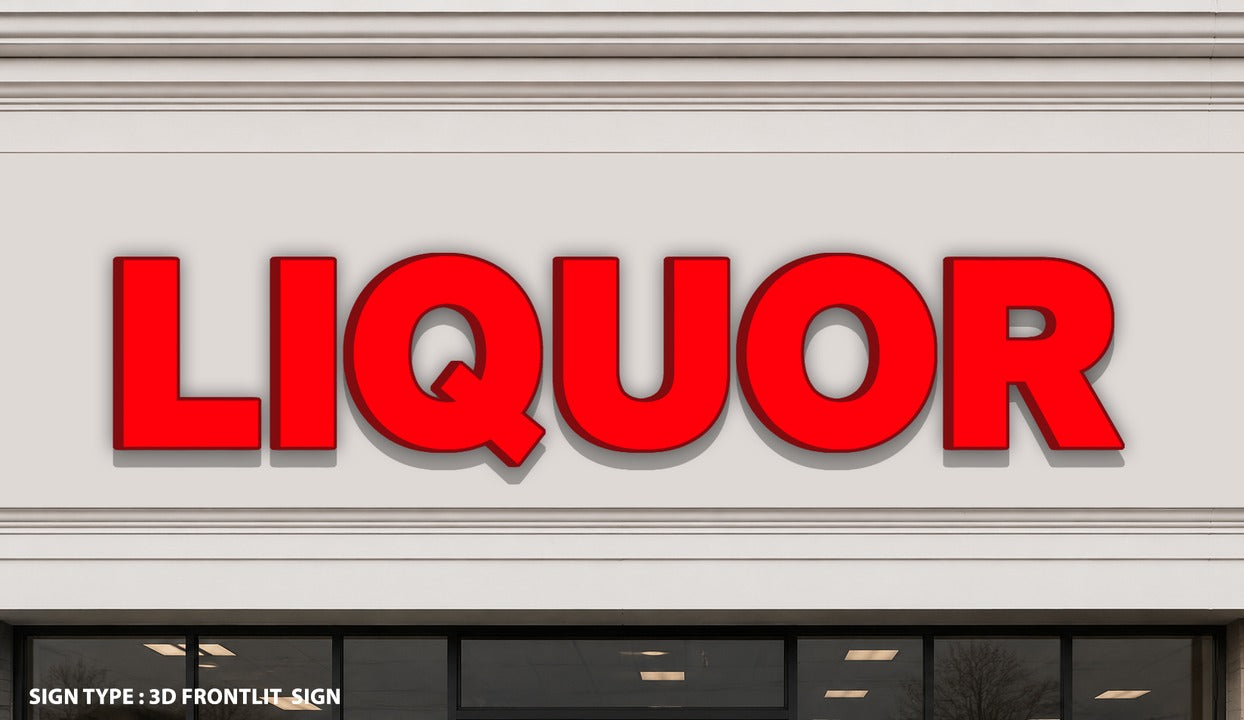 Custom 3D Metal Frontlit Sign for Sam Ladhani - 50% Upfront Payment