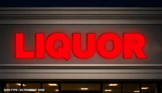 Custom 3D Metal Frontlit Sign for Sam Ladhani - 50% Upfront Payment