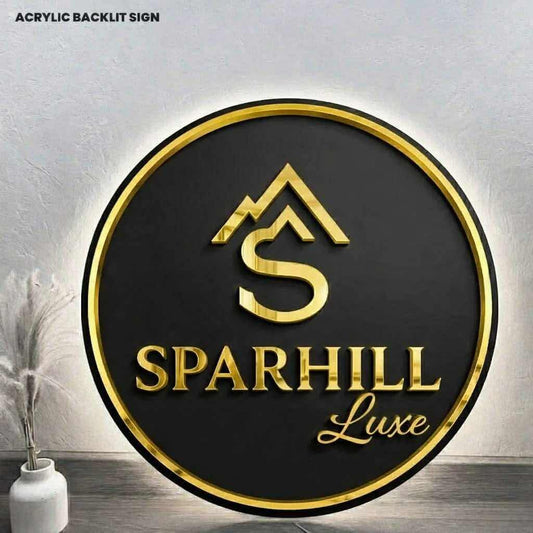 Custom Acrylic Backlit Raised Letters for Imeh Esen Remaining Payment