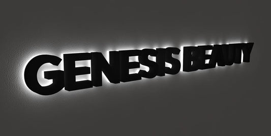 Custom 3D Metal Backlit Sign for Valentina - Upfront