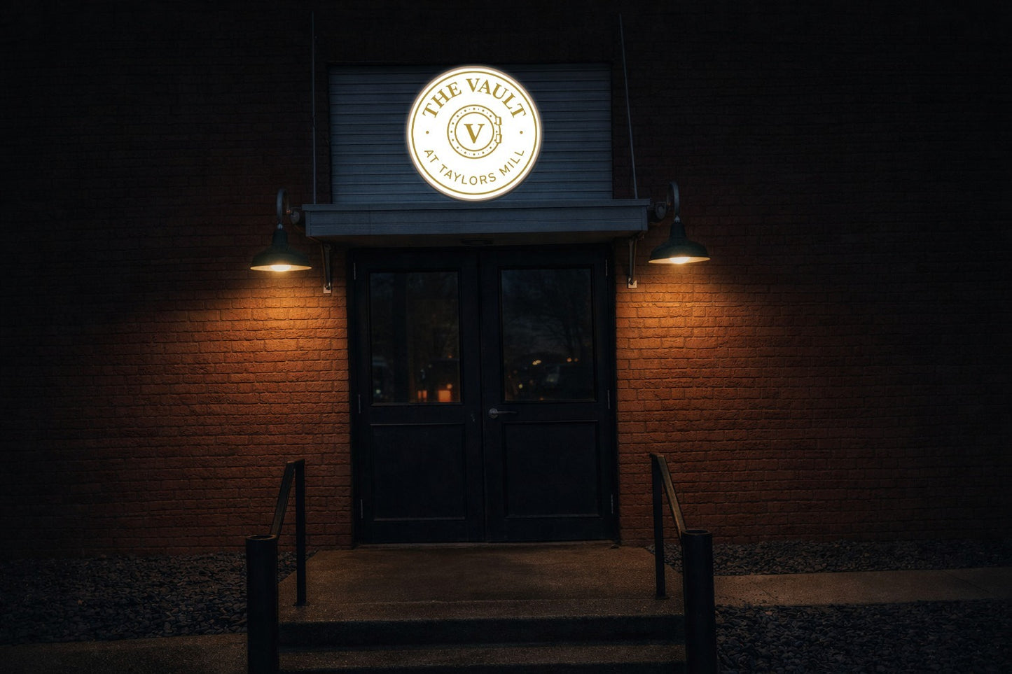 Custom Frontlit Lightbox Sign for Caleb Lewis