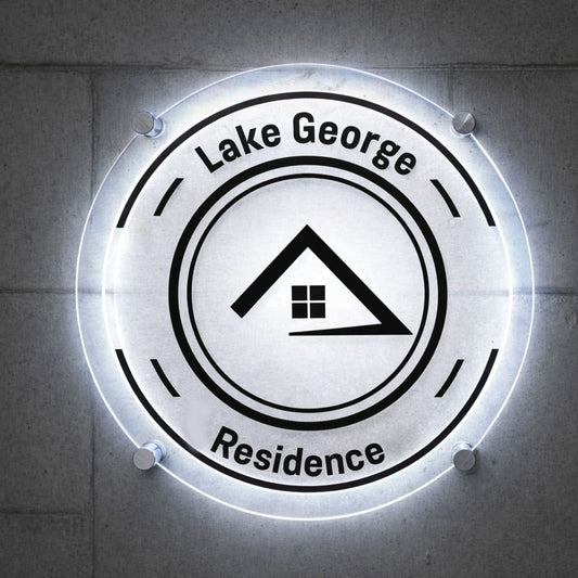 Custom Acrylic Backlit Sign for Dr. Ferdous Khandkar