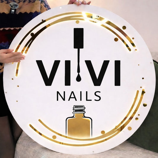 Custom Acrylic Backlit Raised Letters for Tram Tran