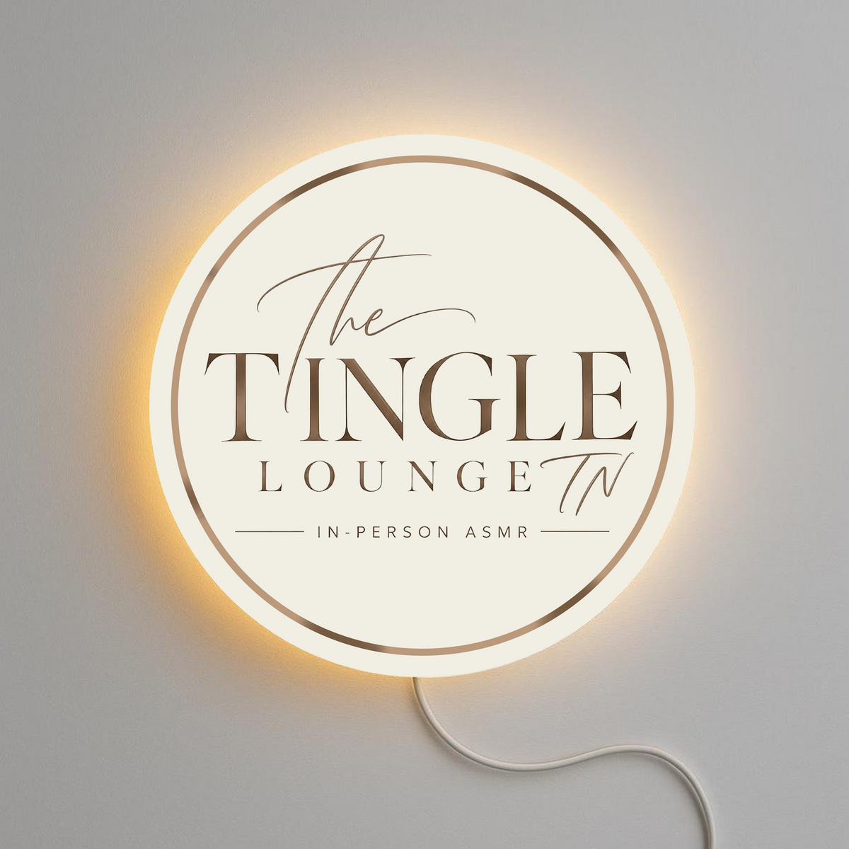 Custom Acrylic Backlit Sign  with Courtney Maushund-Cochran