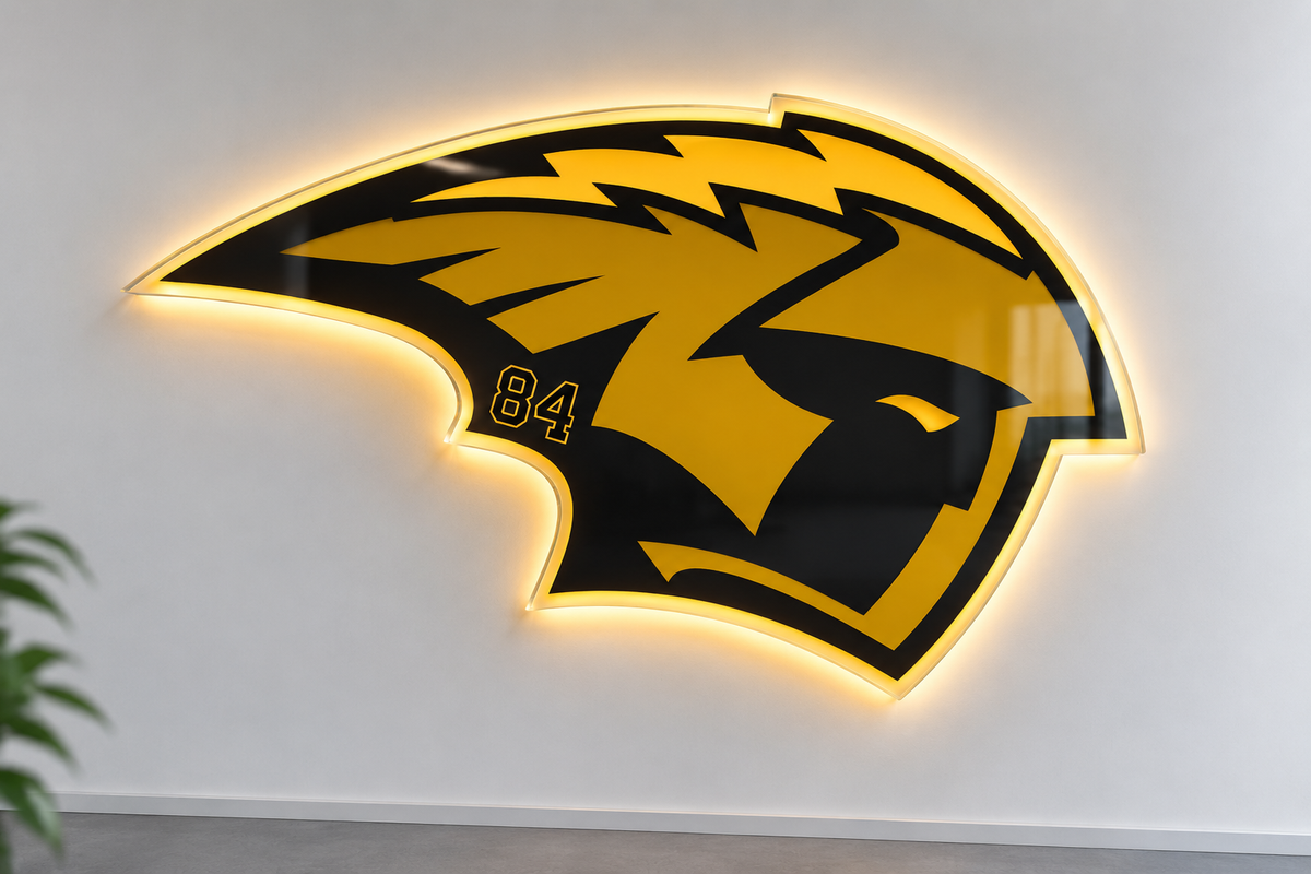 Custom Acrylic Backlit Sign for Sarah Frosch